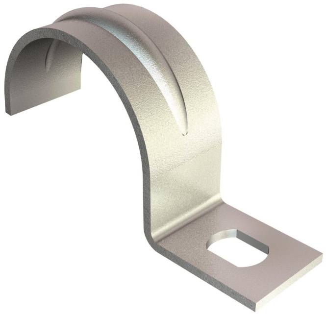 OBO 604 19 G Befestigungsschelle einlappig 19mm St G 1003194 (Inhalt 100 Stück) Install.Baumaterial