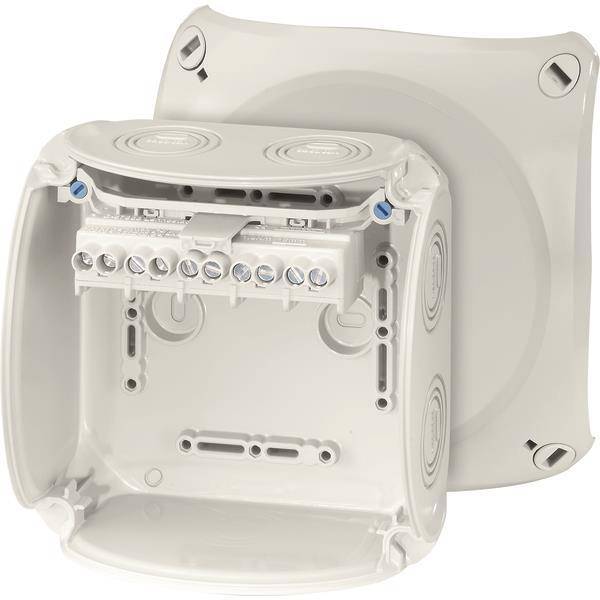 Hensel Kabelabzweigkasten KF 0606 G 1,5-6qmm 3ph. 10qmm 1ph. 5pol. Klemme Install.Baumaterial