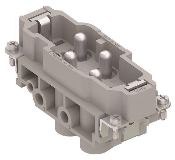 ILME Stifteinsatz Gr.77.27 4P+PE CXM 4/0 Silber Schraubanschluss 80A 690V Industriematerial
