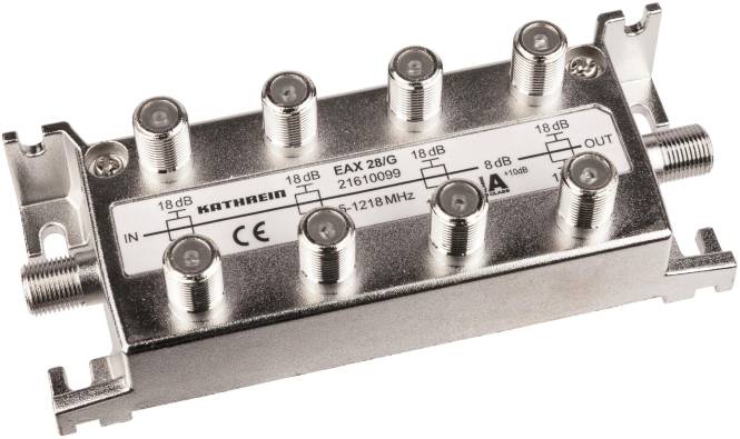 KATH Abzweiger 8-fach EAX 28/G 17,5/18dB 5-1218MHz 21610099 Install.Baumaterial Antennen
