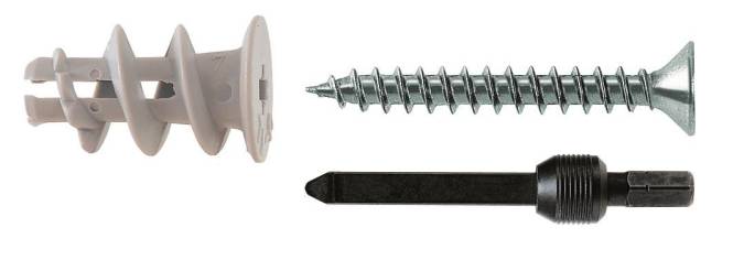 Fischer Gipskartondübel GKS 052390 m.Spannplattenschraube (Inhalt 50 Stück) Install.Baumaterial