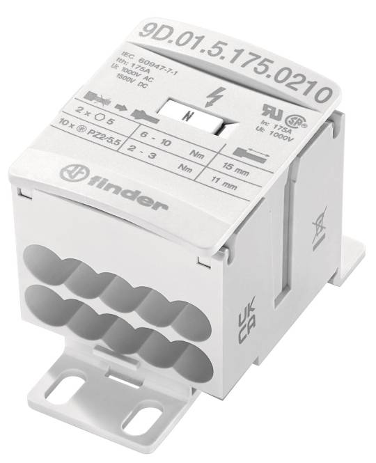 Finder Schienenanschlussblock 175 A 9D.01.5.175.0210 Industriematerial Schaltschränke