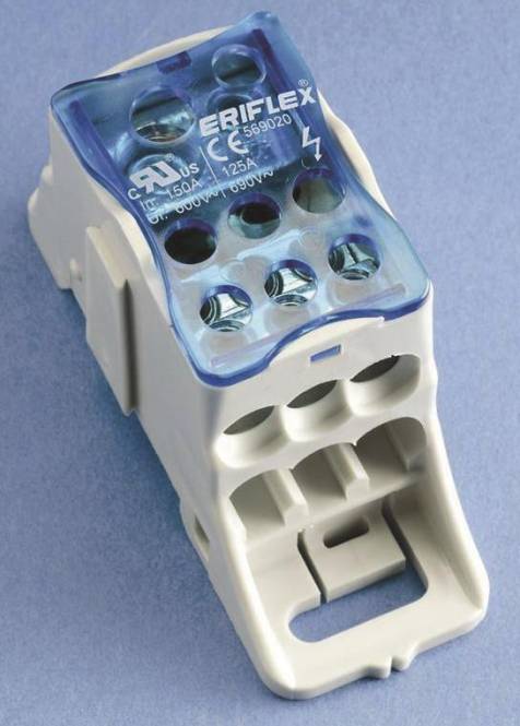 ERICO Kleinverteiler Einpolig UD 569020 125A Industriematerial Schaltschränke Schaltschr.Gehäuse