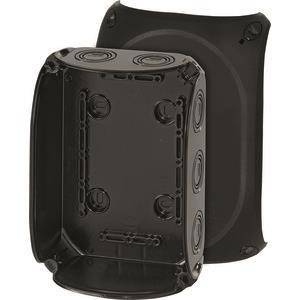 Hensel Kabelabzweigkasten bis KF 1000 B 10qmm 3ph 16qmm 1ph o.Klemme schwarz Install.Baumaterial