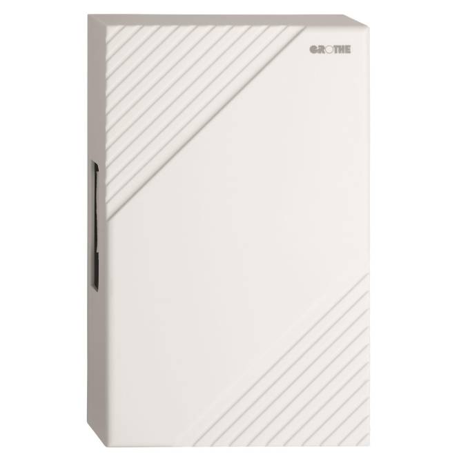 GRO Gong mit 44169 169 Bw Doppelklang weiss Install.Baumaterial Hauskomm/Batt/Sicher