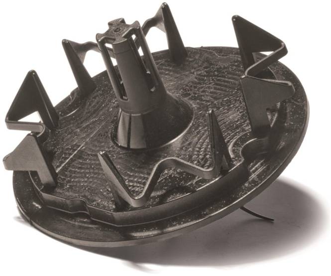 Universal-Verputzdeckel f.sichere Auffinden nach dem Verputzen UPD schwarz (Inhalt 100 Stück)