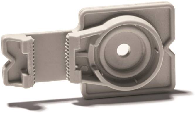 Schnabl ESP H0 hellgrau Euro-Schuss- platte f.Rohr-/Leitungsverlegung 31440 (Inhalt 100 Stück)