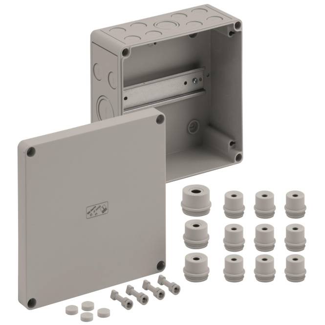 SPELS Reihenklemmenkasten leer RK4/18L RK 4/18L 61691201 NS35 Install.Baumaterial Inst.Dosen