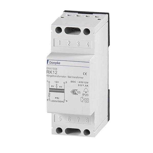 DOEP Klingeltrafo RK12 12V 09980033 Install.Baumaterial Hauskomm/Batt/Sicher Schwachstrommaterial