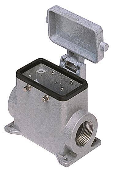 ILME Sockelgehäuse hoch MAP 16 CS232 Gr.77.27 Alu 4Bolzen 2xM32 seitl. Deckel Industriematerial