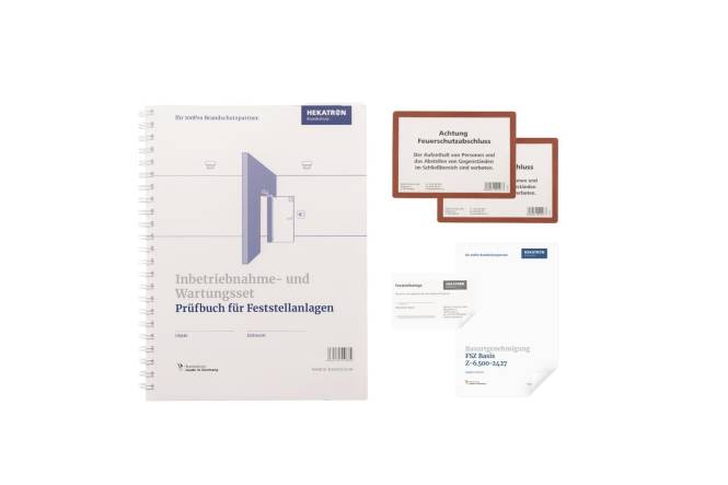 Hekatron Prüfbuch IW-Set RS 7001949 Inbetriebnahme und Wartung von Festst Install.Baumaterial