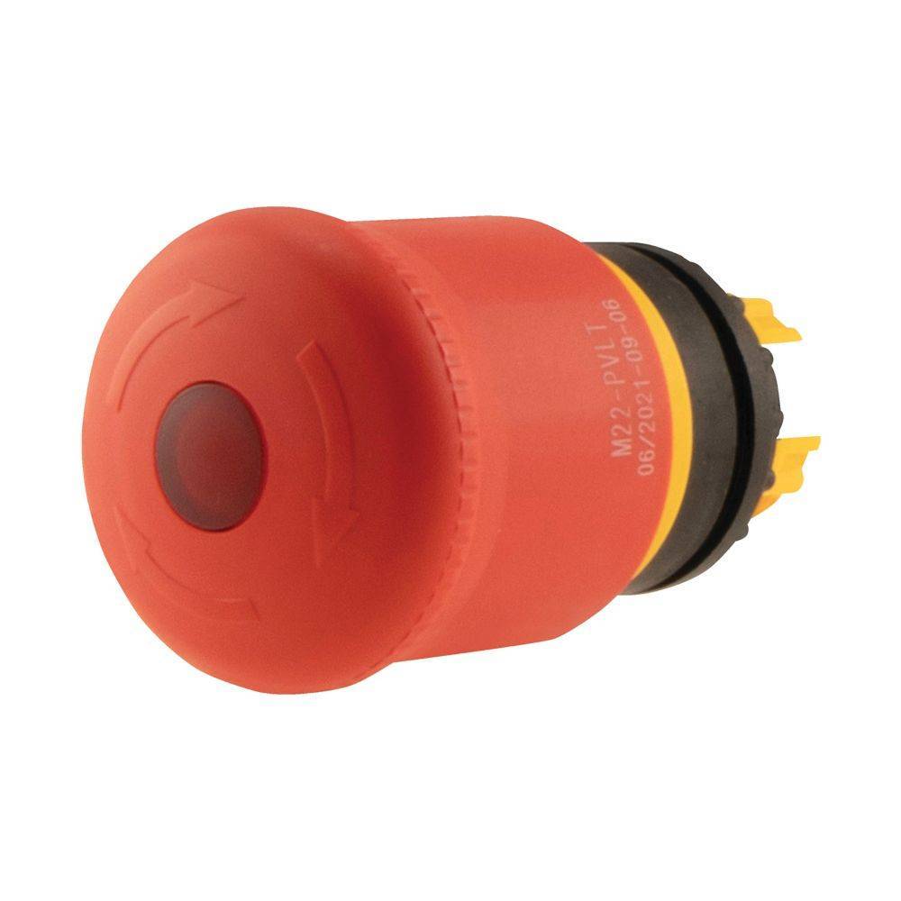 EATON M22-PVLT NOT-HALT/AUS-Taste 263469 d38mm drehentriegelt beleuchtet Industriematerial
