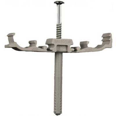 Don Quichotte SCP 54x6x50 SCP Klemmschelle Kunststoff m.Schlagdübel (Inhalt 25 Stück)