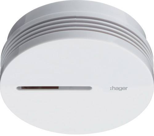 Hager Rauchwarnmelder Standard TG600AL KRIWAN Q 3VDC weiß Install.Baumaterial Hauskomm/Batt/Sicher