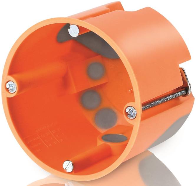 f-tronic HW-Geräte-Verbindungsdose E3700 winddicht 61mm 7360027 (Inhalt 25 Stück) Inst.Dosen