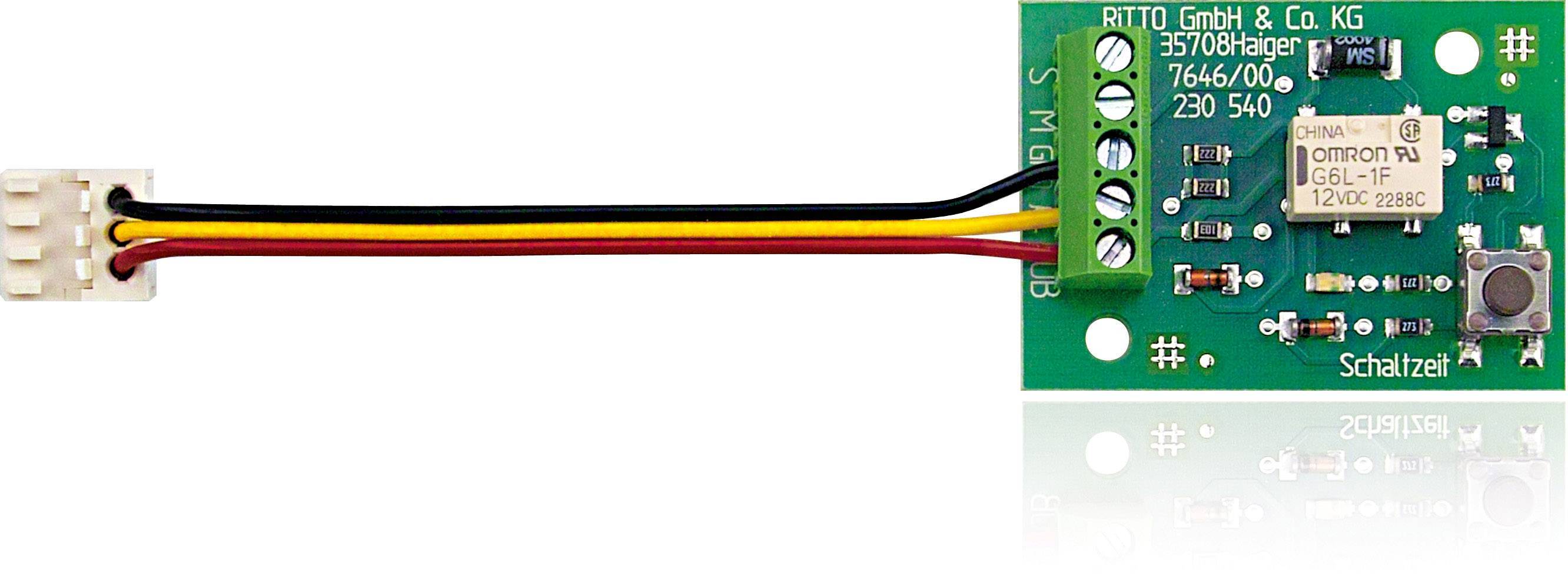 Ritto Rufanschaltrelais 1764600 Install.Baumaterial Hauskomm/Batt/Sicher Türkommunikation