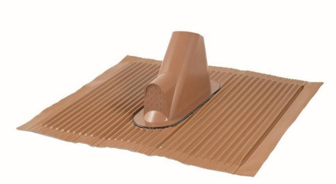 KATH Dachabdeckblech 38-60mm ZTB 60ro rot Install.Baumaterial Antennen Antennen-Zub.allgem.