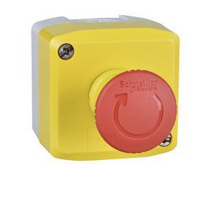 GS Gehäuse mit XALK178F Pilztaster XALK178 rot Industriematerial Ind-Schaltgeraete