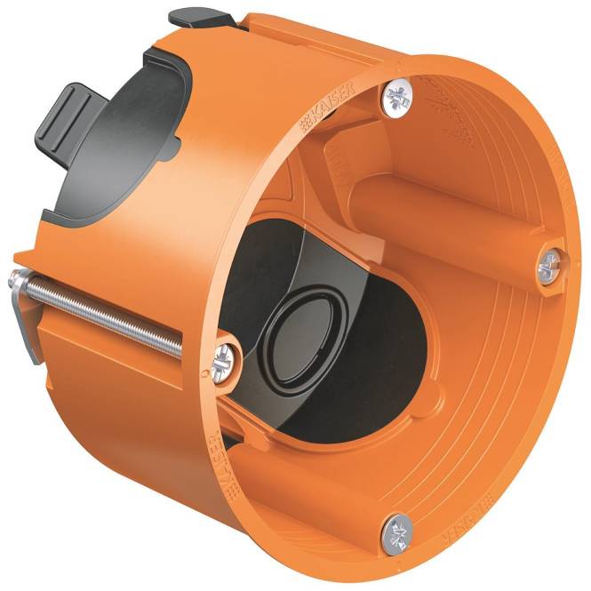 Kaiser Hohlwand ECON63 Orange Tiefe 49mm 9263-22 O-range luftdicht (Inhalt 25 Stück) Inst.Dosen