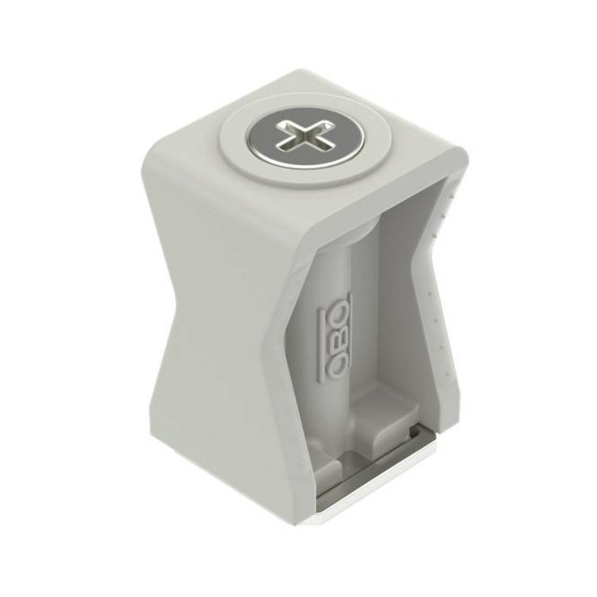 OBO 2050 5-25 LGR Reihenschelle m.Schlitzschraube 5-25mm PS lgr 2254026 (Inhalt 1 Stück)