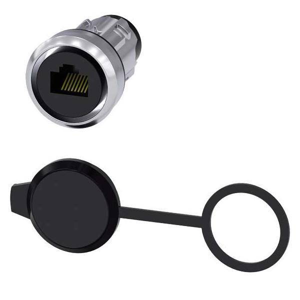 Siemens 3SU1950-0GB80-0AA0 3SU19500GB800AA0 RJ45-Anschluss 22mm Industriematerial Ind-Schaltgeraete