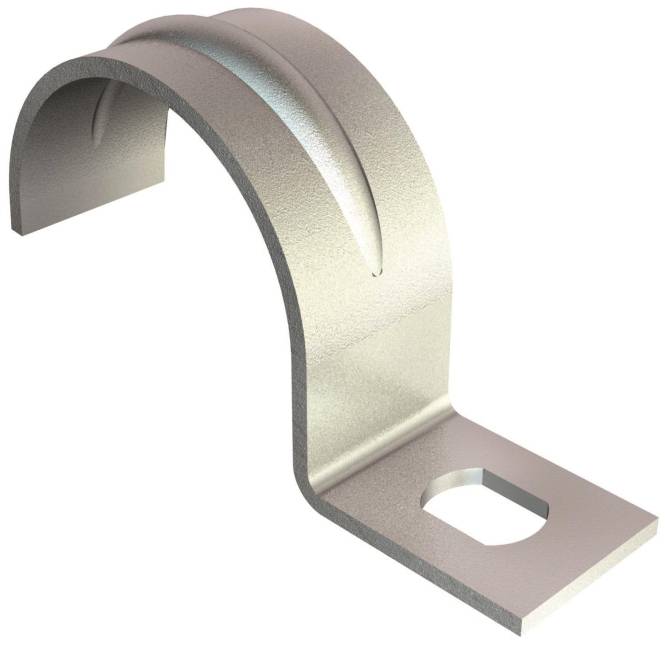 OBO 604 9 G Befestigungsschelle einlappig 9mm St G 1003097 (Inhalt 100 Stück) Install.Baumaterial