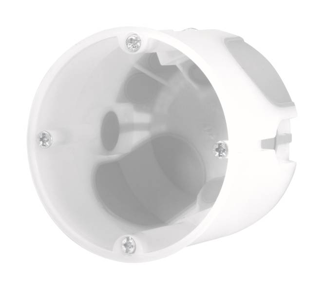 f-tronic HW-Gerätedose 2K D=68mm E3700HF 61mm tief halogenfrei 7360048 (Inhalt 25 Stück)