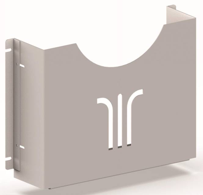 ELMEKO Schaltplantasche DIN A4 ST-A4-U Stahlblech RAL7035 71ST4U50 Industriematerial Schaltschränke