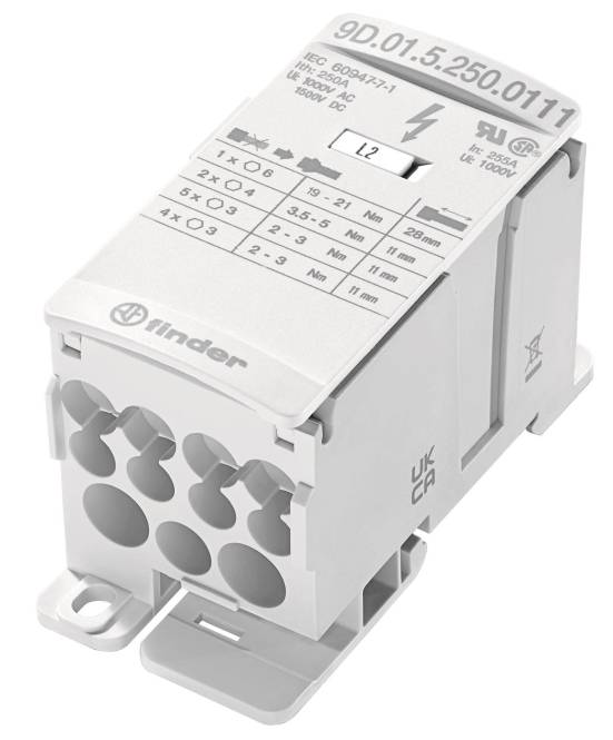 Finder Schienenanschlussblock 250 A 9D.01.5.250.0111 Industriematerial Schaltschränke