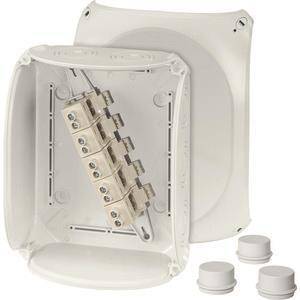 Hensel Kabelabzweigkasten DK 2525 G 6-25qmm 3ph, 35qmm 1ph, 5pol. Klemme Install.Baumaterial