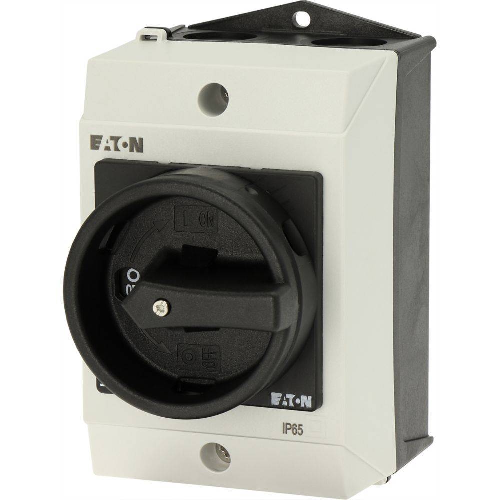 EATON T0-2-1/I1/SVB-SW 207148 Hauptschalter 20A Aufbau 3p HALT-Fkt in Industriematerial