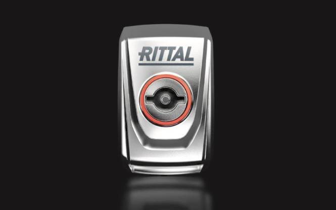 Rittal Vorreiberverschluss SZ 2304100 für AX, mit Doppelbart-Einsatz, Industriematerial