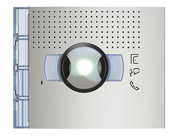 BTicino 351301 Frontblende AV Weitwinkel o.RT Allmetal Install.Baumaterial Hauskomm/Batt/Sicher