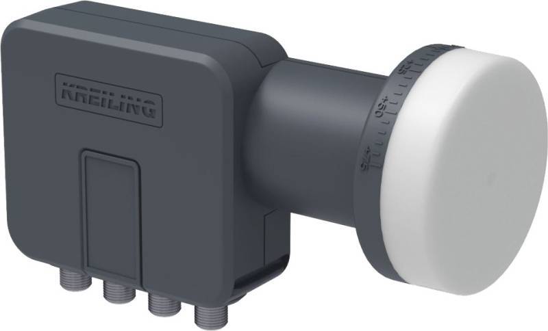 KREI KR4440 PROFI III Universal Quad LNB 40mm Feedaufnahme 11417 Install.Baumaterial Antennen
