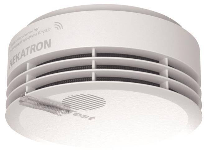 Hekatron Rauchwarnmelder Genius Plus X funkvernetzbar 31-5000030-02-01 Install.Baumaterial