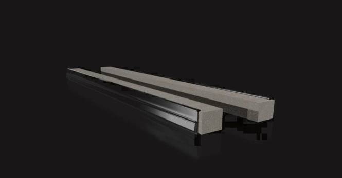 Rittal Profil 1=4 VX 8618.803 z.Kabeleinführung mittig B:1200mm Industriematerial Schaltschränke