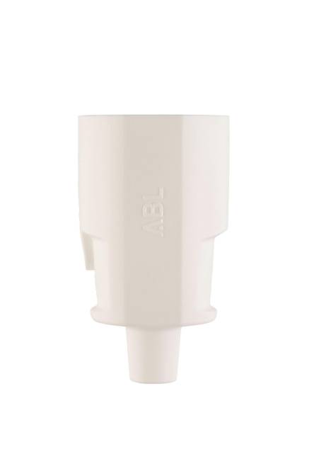 ABL PVC SCHUKO Kupplung 100000060 weiß IP20 Typ (Inhalt 10 Stück) Install.Baumaterial