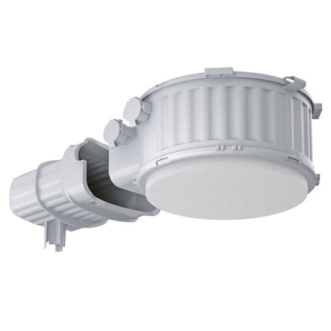 KAIS Einbaugehäuse HaloX 180mm 1282-72 Mineralfaserplatte u.Tunnel 190mm Install.Baumaterial