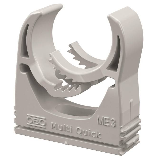 OBO M-Quick M32 LGR Multi-Quick-Schelle 25-32mm PA lichtgrau RAL7035 2153734 (Inhalt 1 Stück)