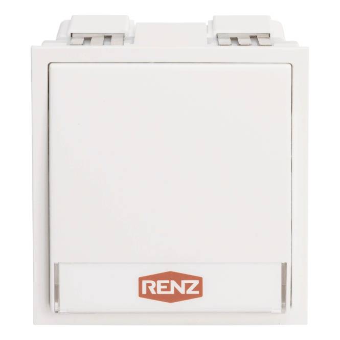RENZ Tastenmodul 97-9-85269 1 Taster weiss (alt: 97-9-85094) Install.Baumaterial