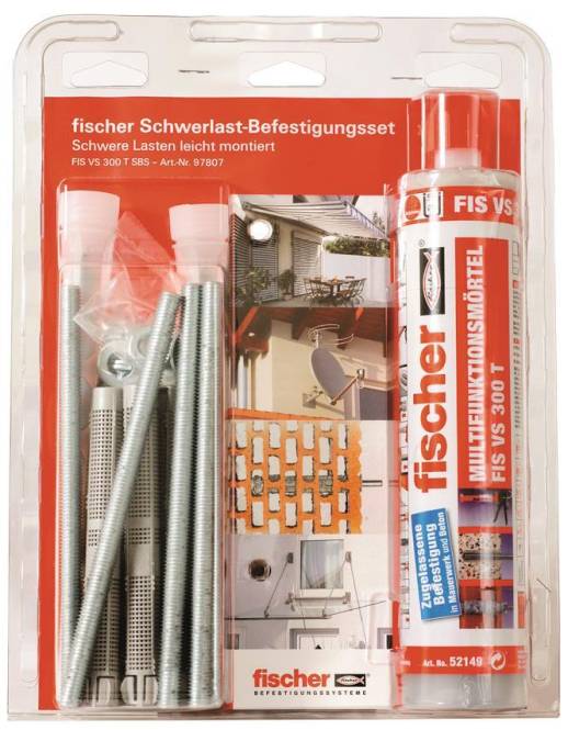 Fischer Schwerlastbef.Set 300 T 097807 SBS Set M10 Install.Baumaterial Befestigungsmaterial