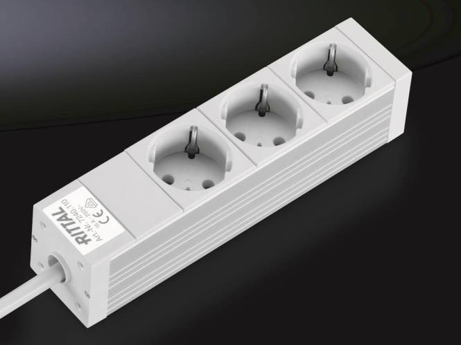Rittal Steckdosenleiste 3f DK 7240110 o.Schalter Industriematerial Schaltschränke