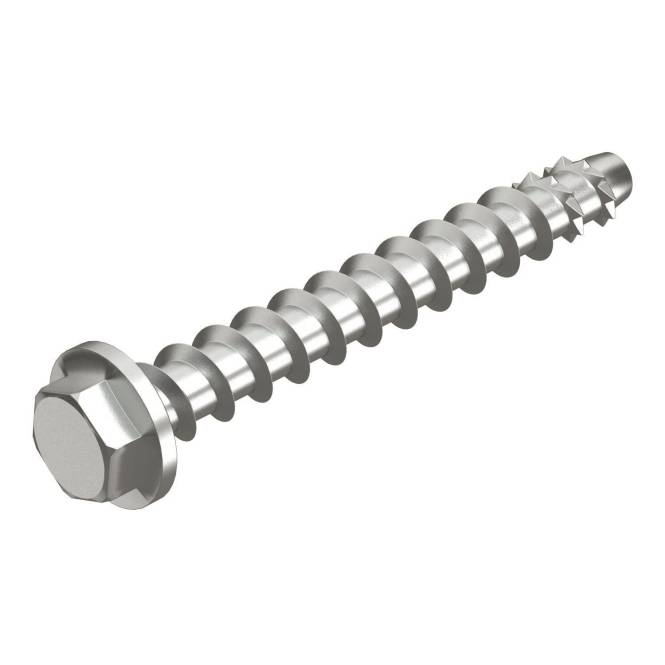 OBO MMS+ SS 10x80 Sechskantanker m.angepresster Scheibe 10x80mm 3498124 (Inhalt 25 Stück)