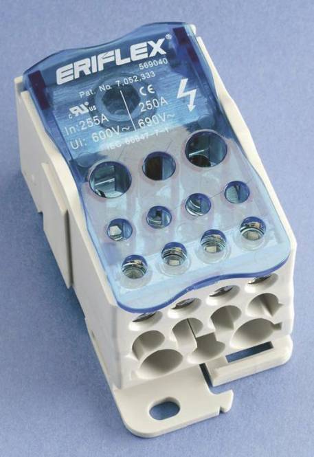 ERICO Kleinverteiler Einpolig UD 569040 250A Industriematerial Schaltschränke Schaltschr.Gehäuse