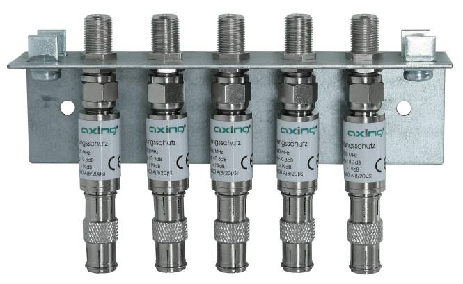 AXING Erdungswinkel einreihig QEW 5-10 5-fach Schutz d. premium-line Multisch. Install.Baumaterial