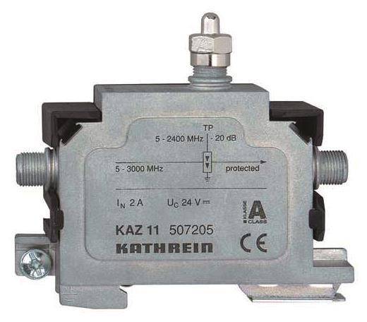 KATH Überspannungs-Schutzgerät KAZ 11 5-3000 MHz, F-Anschlüsse Install.Baumaterial Antennen
