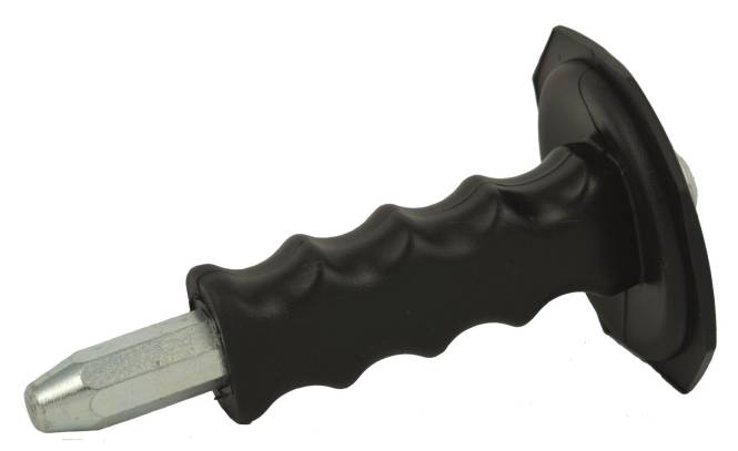 Don Quichotte KS207 4 4 schwarz Setzeisen m.Handschutz Stahl Install.Baumaterial