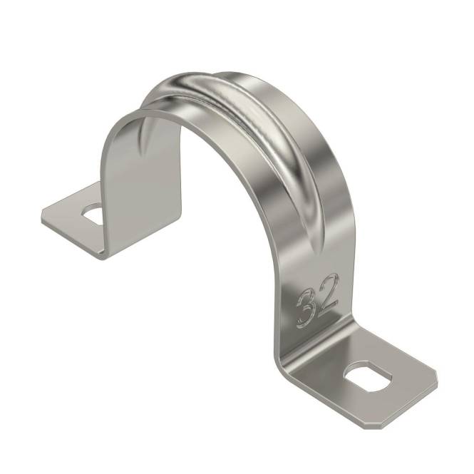 OBO 605 32 G Befestigungsschelle zweilappig 32mm St G 1018337 (Inhalt 1 Stück) Install.Baumaterial