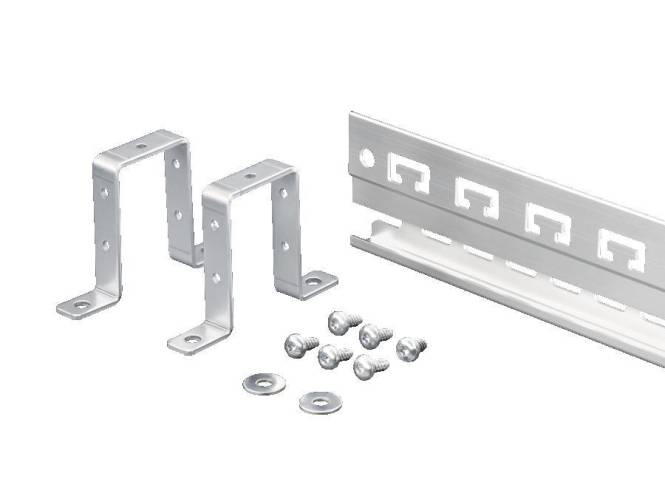 Rittal Schiene 1200mm SZ 2388125 f.EMV-Schirmbügel+Zugentlastung Industriematerial Schaltschränke
