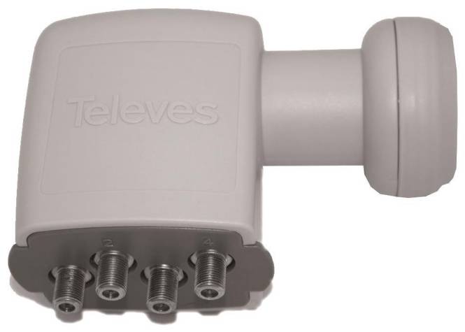 Televes Speisesystem Quad Feed SPU44EN 40mm RM 0,3dB typ. Install.Baumaterial Antennen